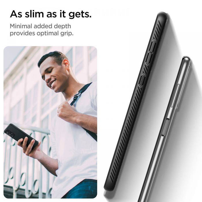 SPIGEN Liquid Air Matte Samsung Galaxy A33 5G ETUI Czarny Case