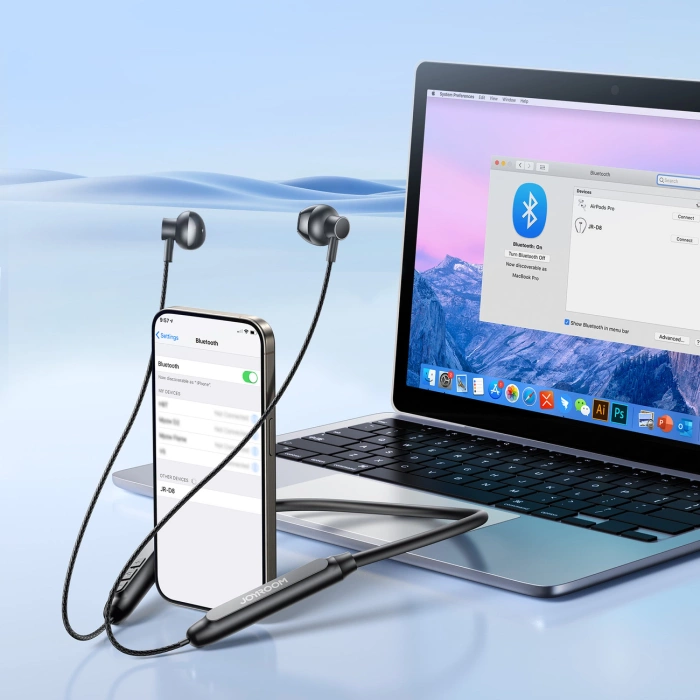 Słuchawki bezprzewodowe Joyroom JR-D8 Bluetooth z pałąkiem - czarne