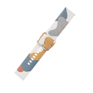 Pasek Strap Moro do Samsung Galaxy Watch 45 / 46 / 47 mm silikonowa bransoletka opaska do zegarka - wzór 2