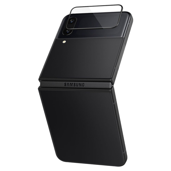 SZKŁO HARTOWANE SPIGEN GLASS FC ”EZ FIT” + HINGE FILM 2-PACK GALAXY Z FLIP 4 BLACK