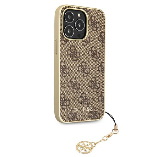 Etui GUESS Apple iPhone 13 Pro 4G Charms Collection Brązowy Hardcase