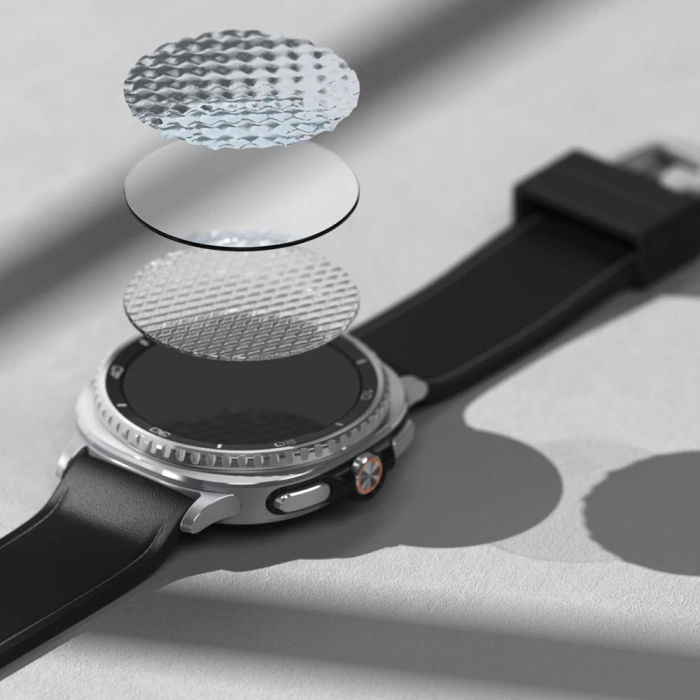 SZKŁO HARTOWANE RINGKE SAMSUNG GALAXY WATCH 8 CLASSIC 46 MM TEMPERED GLASS PRO 2 SZT. PRZEZROCZYSTE