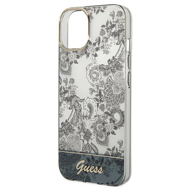 Etui GUESS Apple iPhone 14 Plus Porcelain Collection Szary Hardcase