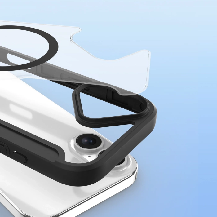 Etui Dux Ducis Skin X Pro na iPhone 17 z portfelem, kompatybilne z MagSafe - czarne