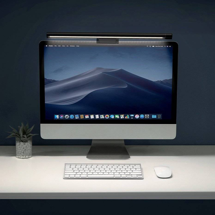 Baseus i-work lampka LED na monitor do pulpitu oświetlenie ekranu czarny (DGIWK-P01)