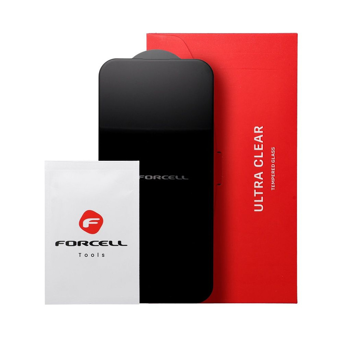 Szkło hartowane do Samsung S22 / S23 Forcell Ultra Clear Glass czarne