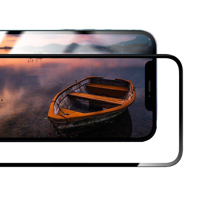 Szkło hybrydowe do iPhone X /XS Forcell Flexible 5D czarne