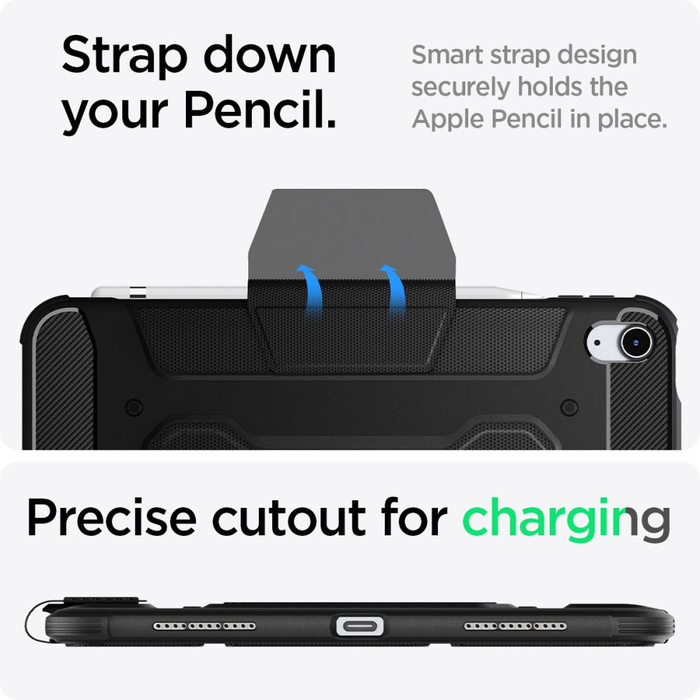 Etui Spigen Rugged Armor ”pro” Ipad 10.9 2022 Black Case