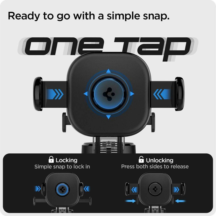 Uchwyt Spigen Uts35 Onetap Universal Dashboard Car Mount Black