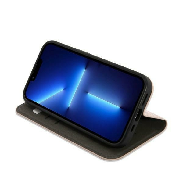 Etui GUESS Apple iPhone 14 Pro Book 4G Vintage Gold Logo Różowy Case