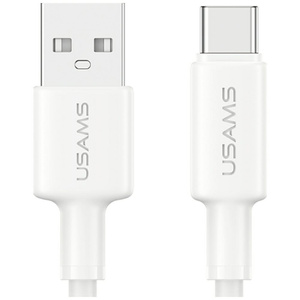 Kabel USAMS U90 3A USB-A do USB-C biały