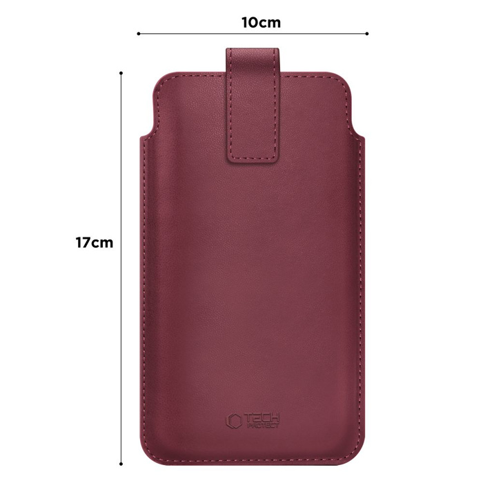 TECH-PROTECT SM65 UNIVERSAL PHONE POUCH 6.0-6.9 INCH MULBERRY