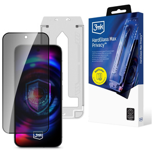 Szkło hartowane 3MK HardGlass Max        Privacy z aplikatorem do Google Pixel 10/ 10 Pro