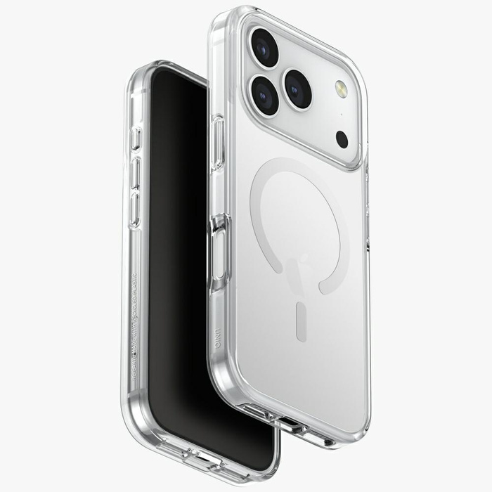 Etui UNIQ Clario do iPhone 17 Pro        Magclick Charging przezroczysty