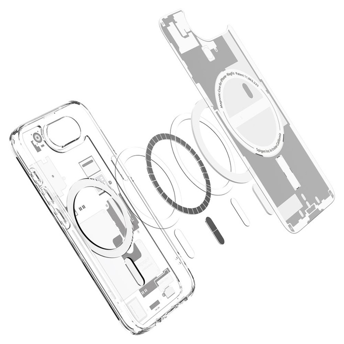 ETUI SPIGEN IPHONE 16E ULTRA HYBRID MAG MAGSAFE ZERO ONE BIAŁE