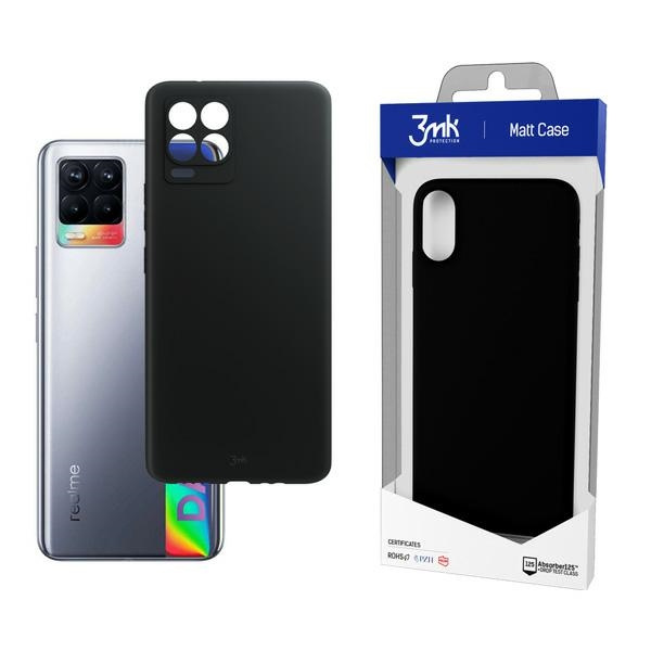 Etui 3MK Realme 8 Matt Czarny Case