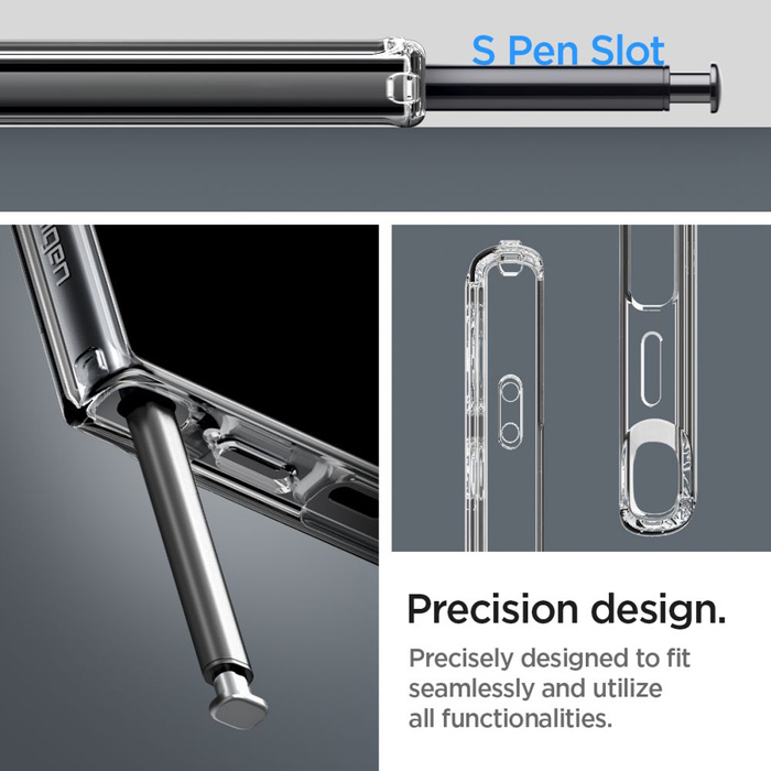Etui Spigen Ultra Hybrid Onetap Ring Magsafe Samsung Galaxy S24 Ultra White Case
