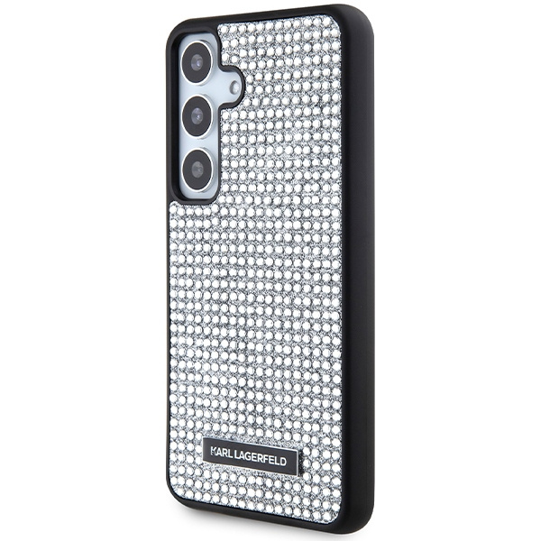 Etui Karl Lagerfeld KLHCS24SHDSPRS S24 S921 hardcase srebrny/silver Rhinestone Metal Logo Case