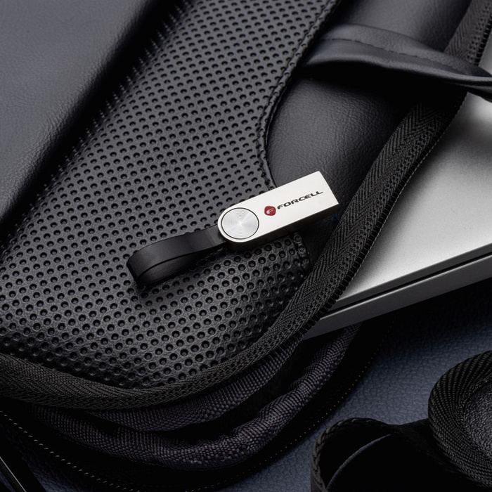 Pendrive 128GB USB 3.2 Gen 1 (USB A) Forcell F-Data Metal srebrny