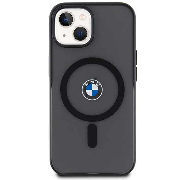 Etui BMW BMHMP15MDSLK iPhone 15 Plus / 14 Plus 6.7" czarny/black hardcase IML Signature MagSafe Case