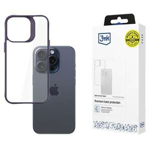 3MK Satin Armor+ Case iPhone 15 Pro fioletowy/purple