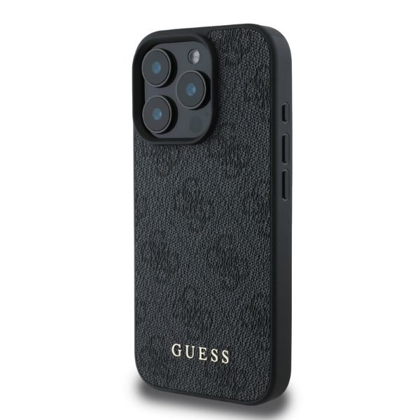 Etui Guess iPhone 16 Pro czarny/black HC PU 4G Classic