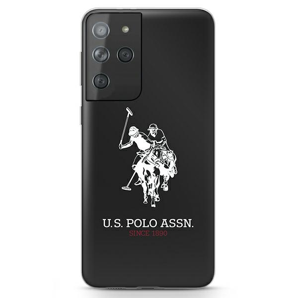 Etui US POLO Samsung Galaxy S21 Ultra G998 Shiny Big Logo USHCS21LTPUHRBK Czarny Case