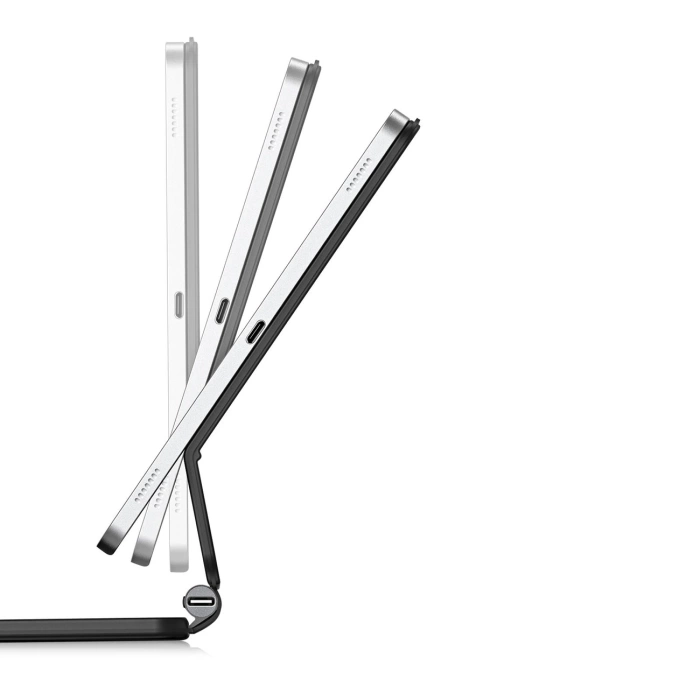 Etui Dux Ducis Keyboard (MK Series) z klawiaturą Bluetooth na Samsung Galaxy Tab S9 / S8 / S7 - czarna