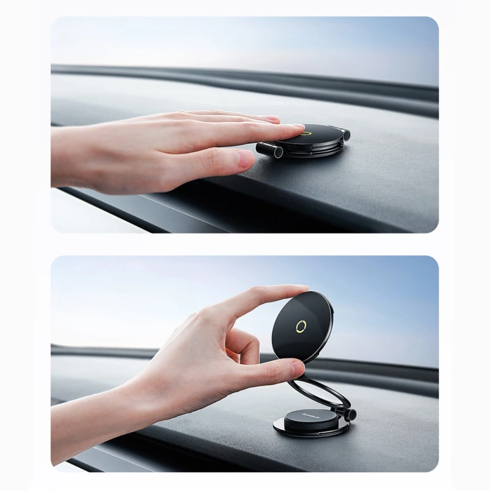 Baseus uchwyt samochodowy MagPro Series II Magnetic Car Mount Stick-on Version czarny