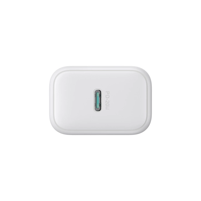 Ładowarka Joyroom JR-TCF20 sieciowa USB-C PD 20W - biała + kabel USB-C / USB-C 1m