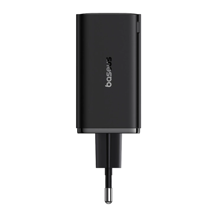 Ładowarka Baseus GaN6 Pro 65W 2 x USB-C 2 x USB-A z czarnym kablem USB-C 100W 1m - czarna