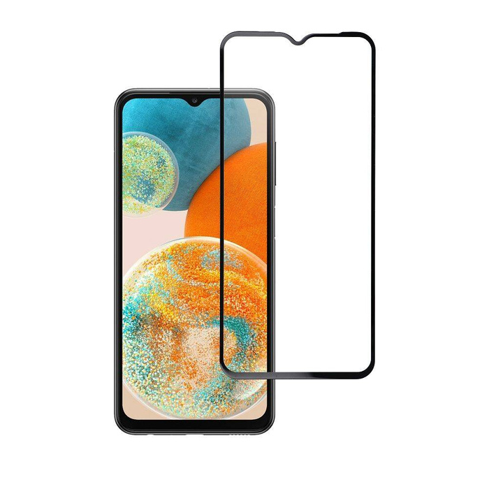 Szkło hartowane do Samsung Galaxy A23 5G (full glue / case friendly) Blue Star 5D czarne