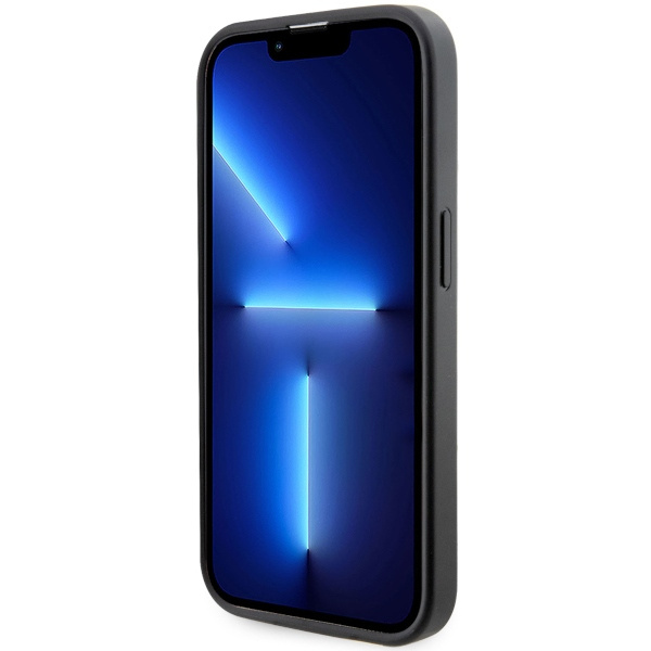 Etui Guess GUHMP14LP4RPSK iPhone 14 Pro 6.1" czarny/black hardcase 4G Printed Stripes MagSafe Case