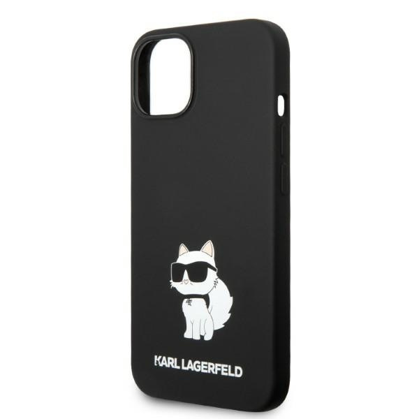 Etui Karl Lagerfeld iPhone 14 Plus 6,7" hardcase czarny/black Silicone Choupette MagSafe