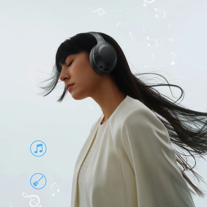 Słuchawki bezprzewodowe Joyroom J-Head Series JR-JH2 z ANC Bluetooth - czarne