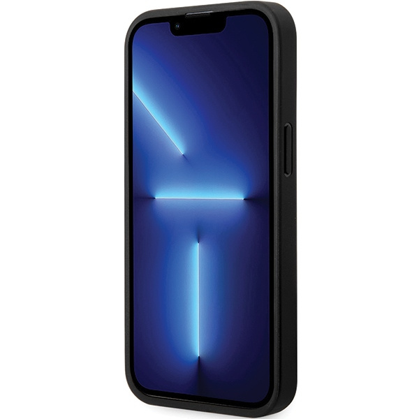 Etui BMW BMHCP13L22NBCK iPhone 13 Pro / 13 6.1" czarny/black hardcase Leather Carbon