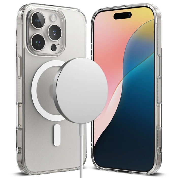 ETUI RINGKE FUSION MAGNETIC MAGSAFE IPHONE 16 PRO MATTE CLEAR