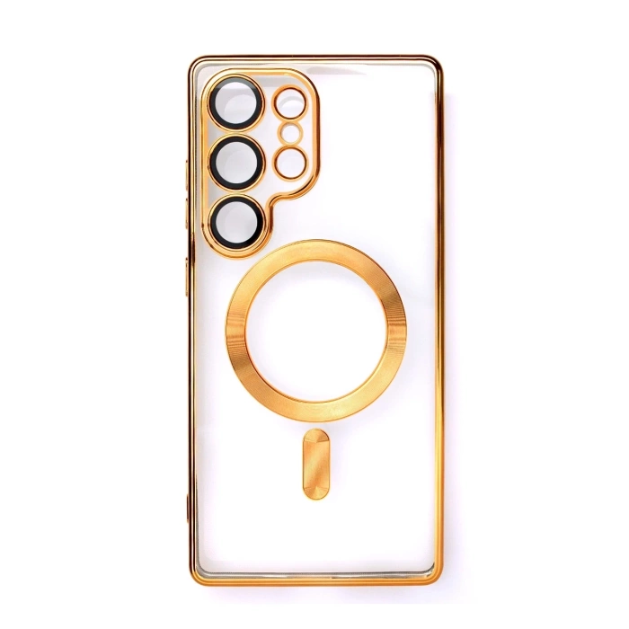 Etui Electroplated Case z MagSafe galwanizowane na iPhone 16e - złote