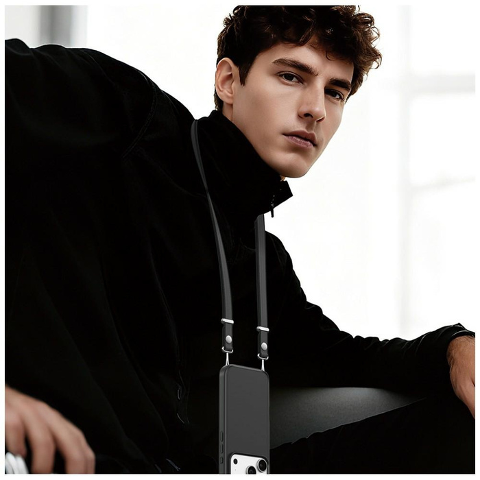 Smycz do telefonu Usams ZB360 1.08-2.08m czarny