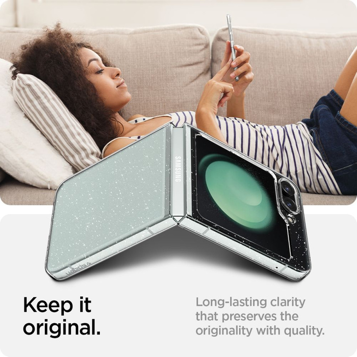 Etui Spigen Airskin Galaxy Z Flip 5 Glitter Crystal Case