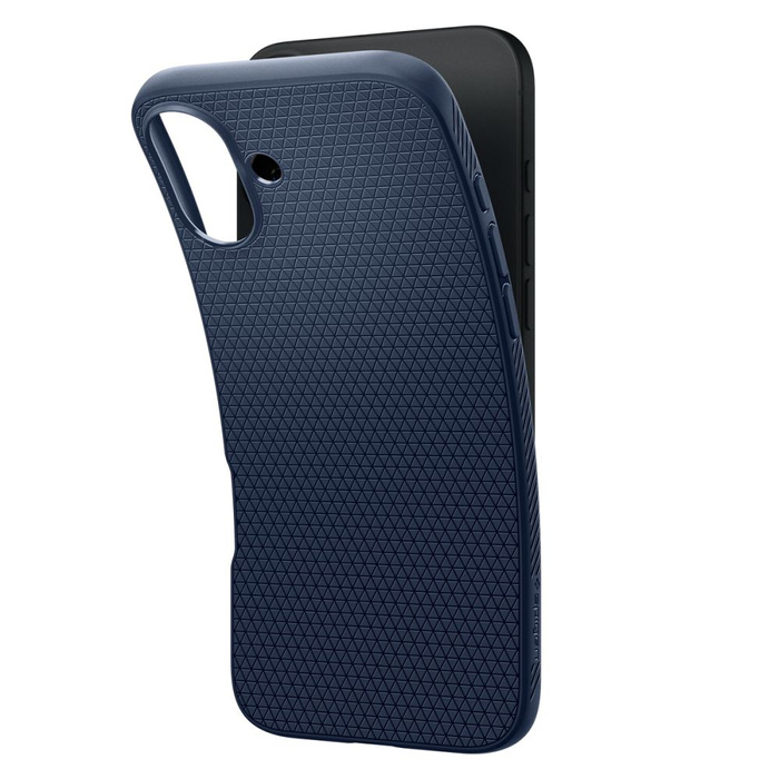 Etui iPhone 16 Spigen Liquid Air Navy Blue