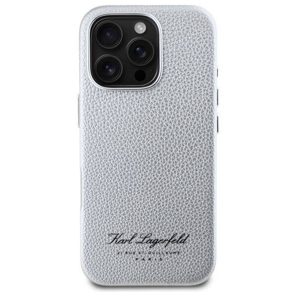 Etui Karl Lagerfeld iPhone 16 Pro Max 6,9" hardcase szary/grey hotel RSG