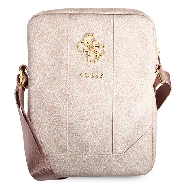 Torba GUESS Tablet 10 4G Big Metal Logo Różowy