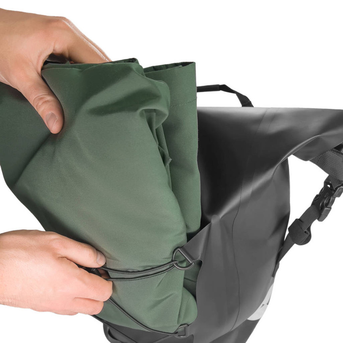 Wozinsky wodoodporna torba rowerowa sakwa na bagażnik 25l żółty (WBB24YE)