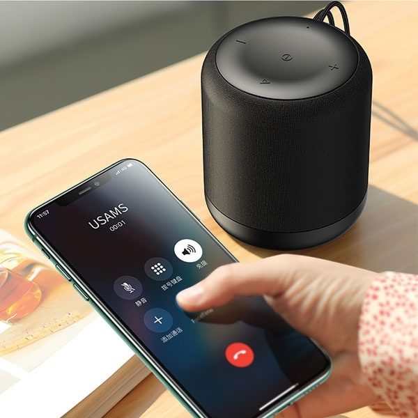 Głośnik USAMS Bluetooth 5.0 Moyi Series US-YX005 Czarny