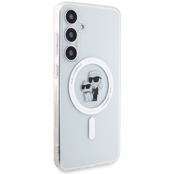 Etui Karl Lagerfeld KLHMS24MHGKCNOT Samsung Galaxy S24 Plus S926 transparent hardcase IML Karl&Choupette MagSafe Case