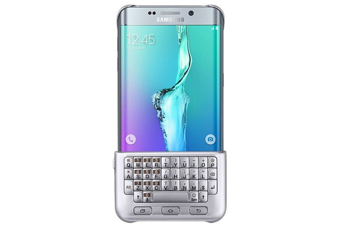 Etui Klawiatura SAMSUNG Galaxy S6 Edge Plus Keyboard Cover Silver Oryginalny Nowy
