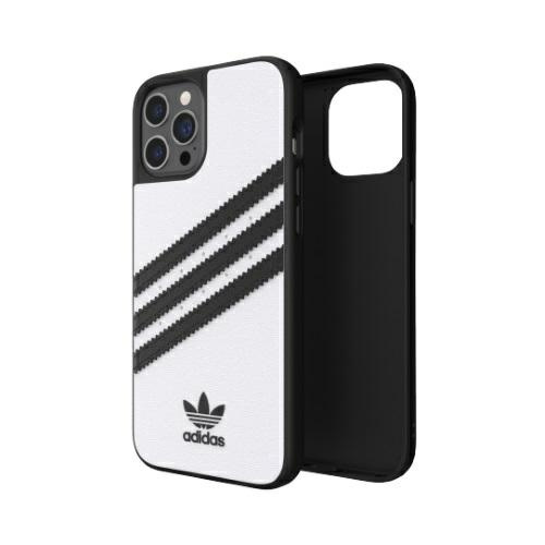 Etui Adidas OR Moulded Case PU iPhone 12 Pro Max biało-czarny/white-black 42239