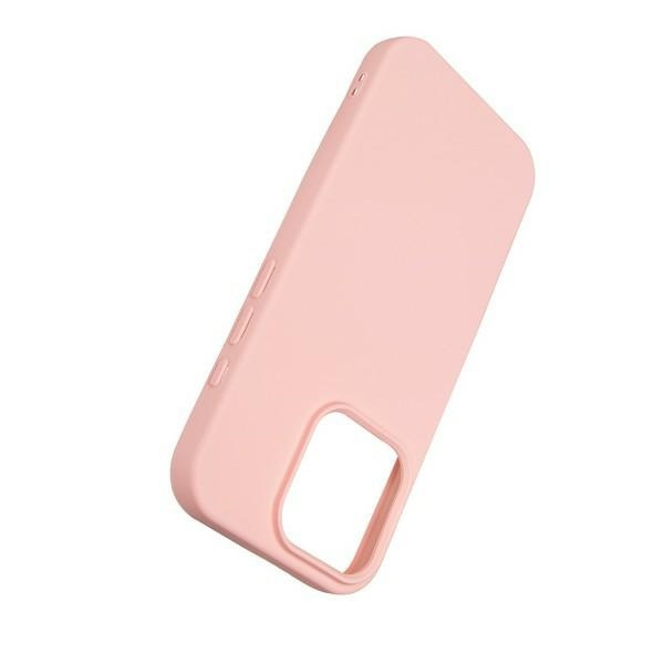 Beline Etui Silicone iPhone 16 Pro 6.3"  różowo-złoty/rose gold