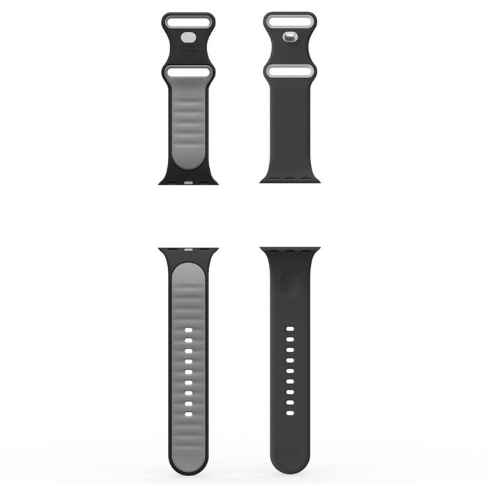 PASEK SPIGEN APPLE WATCH 6 / 7 / 8 / 9 / 10 / SE / ULTRA 1 / 2 (44 / 45 / 46 / 49 MM) NANO POP BLACK SESAME